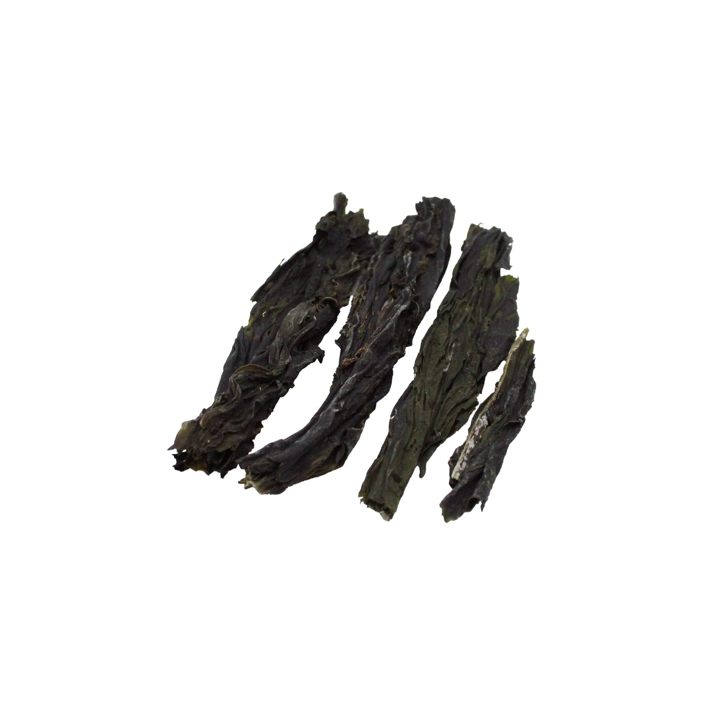 Four pieces of Japanese Hokkaido Wakame Seaweed (30g), rich in dietary fibre and umami flavour, are arranged on a white background.