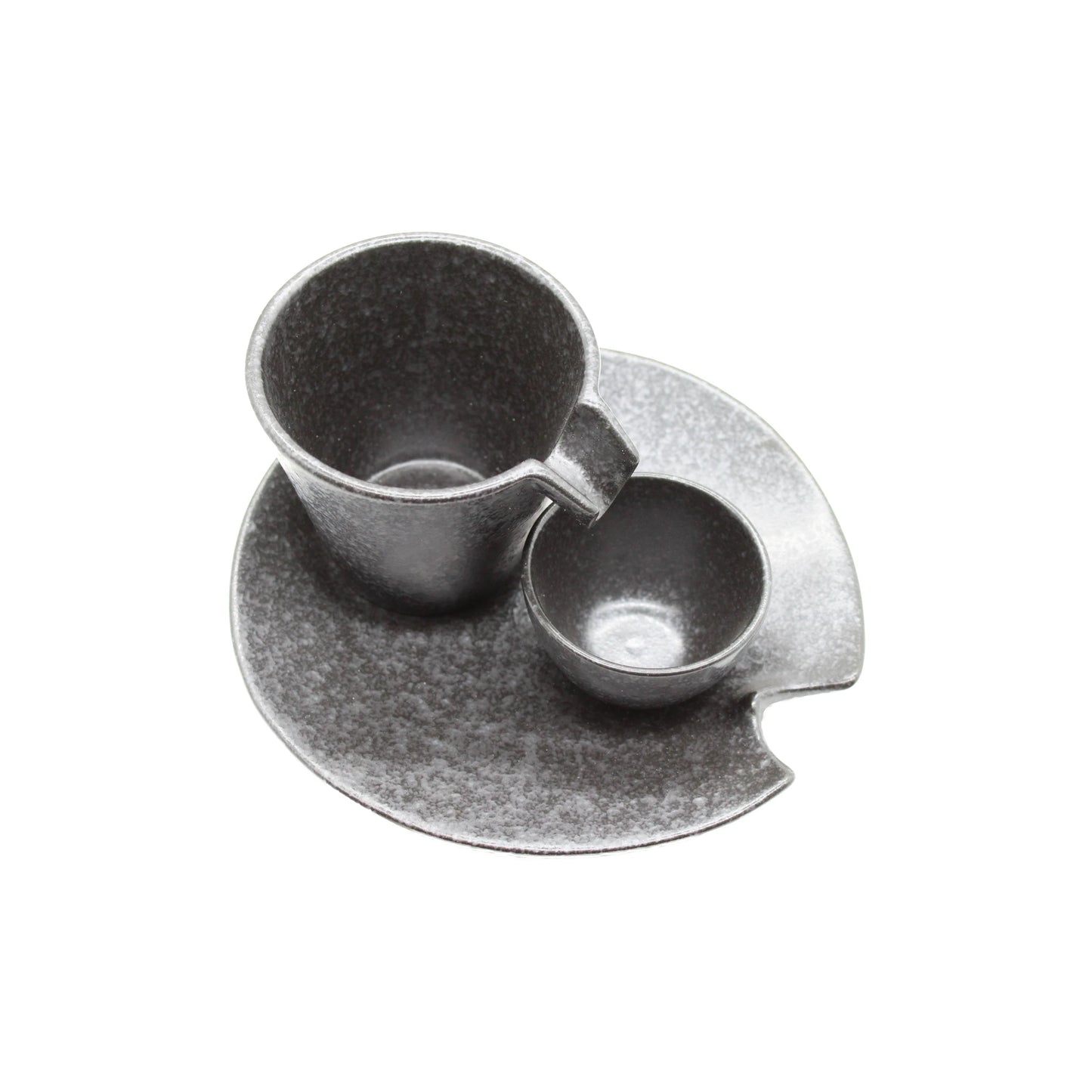 
                  
                    Shizuru Sake Set - Black & Silver
                  
                