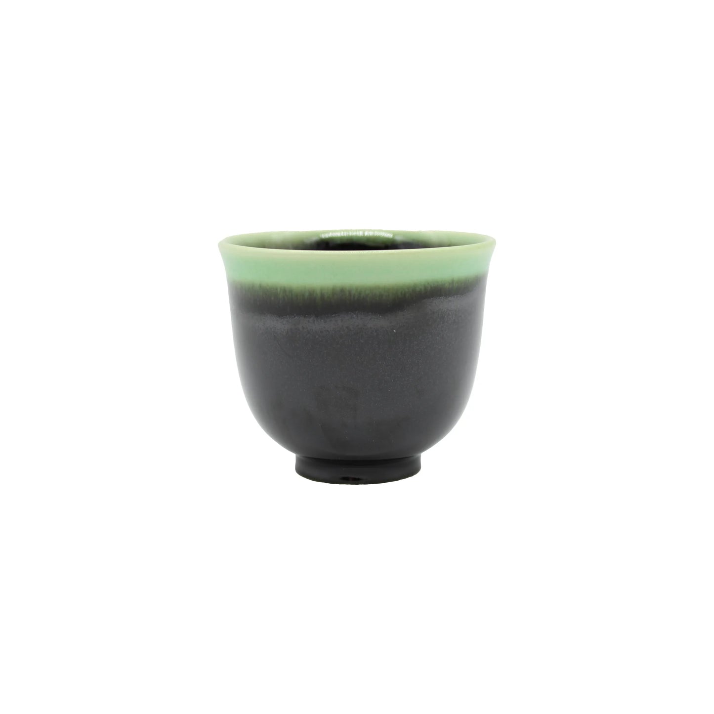 
                  
                    Tea Cup - Black With Bright Green Drip
                  
                