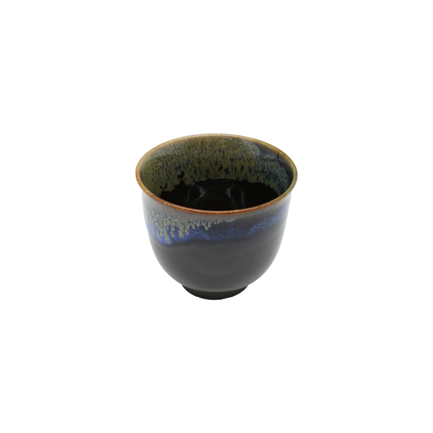 
                  
                    Tea Cup - Black With Bright Blue Drip
                  
                