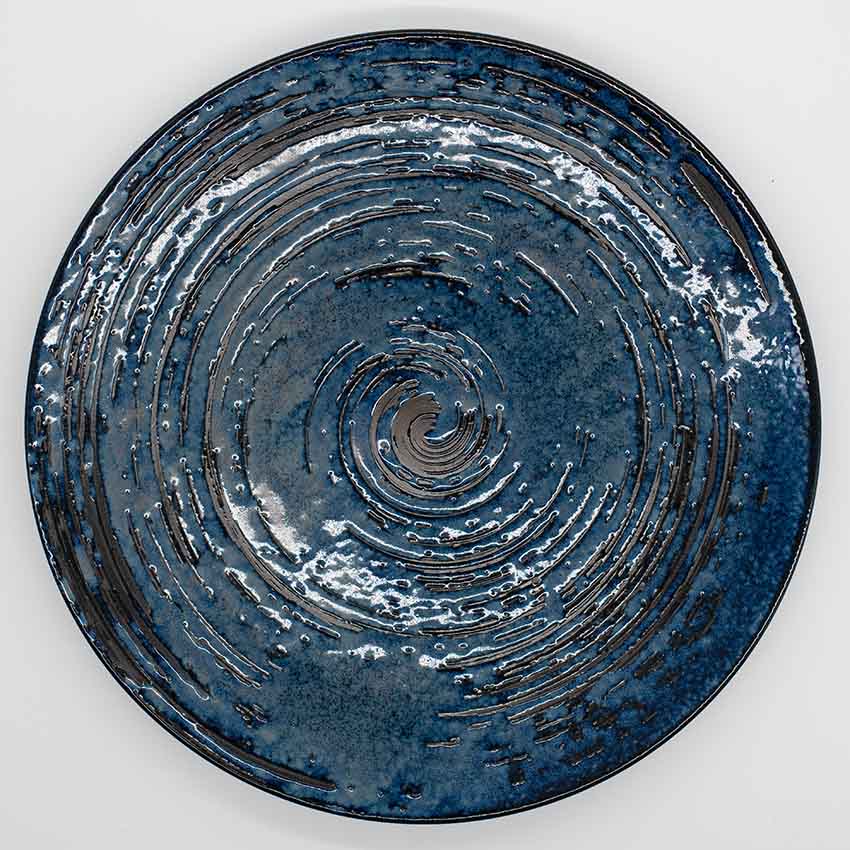 
                  
                    Large Plate - Copper Swirl
                  
                