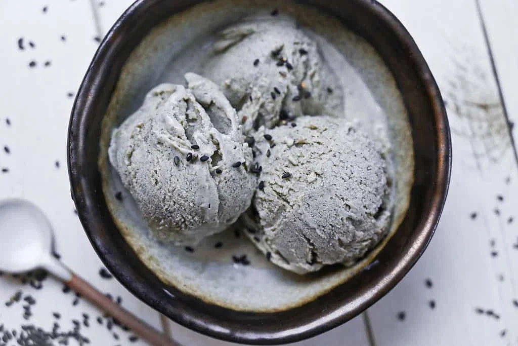 Black Sesame Ice Cream Recipe