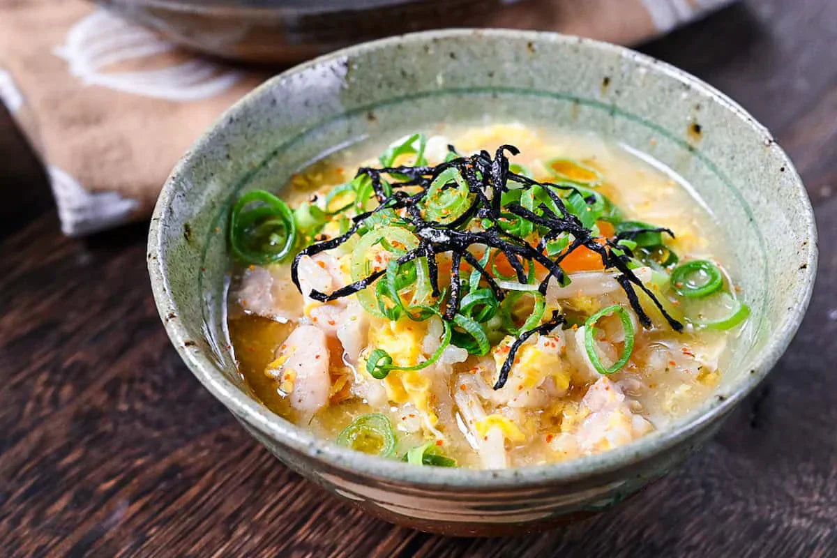 Chicken Zosui (Japanese Rice Soup) Recipe