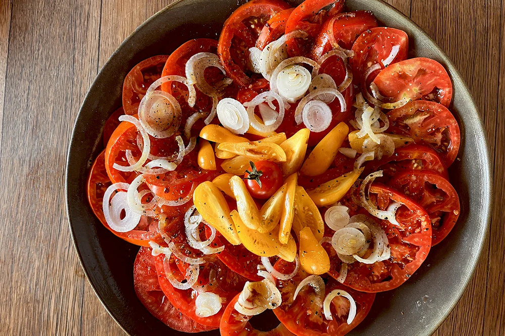 Japanese Style Tomato and Onion Salad