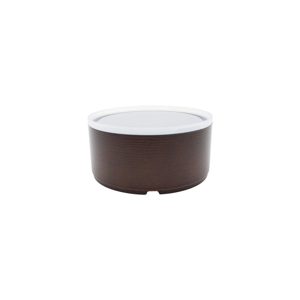 
                  
                    Round Bento Box - Dark Wood Effect
                  
                