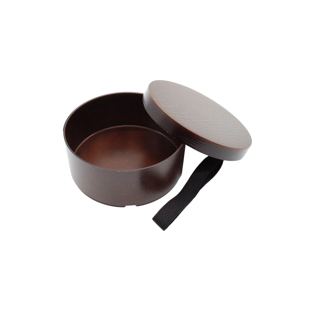 
                  
                    Round Bento Box - Dark Wood Effect
                  
                