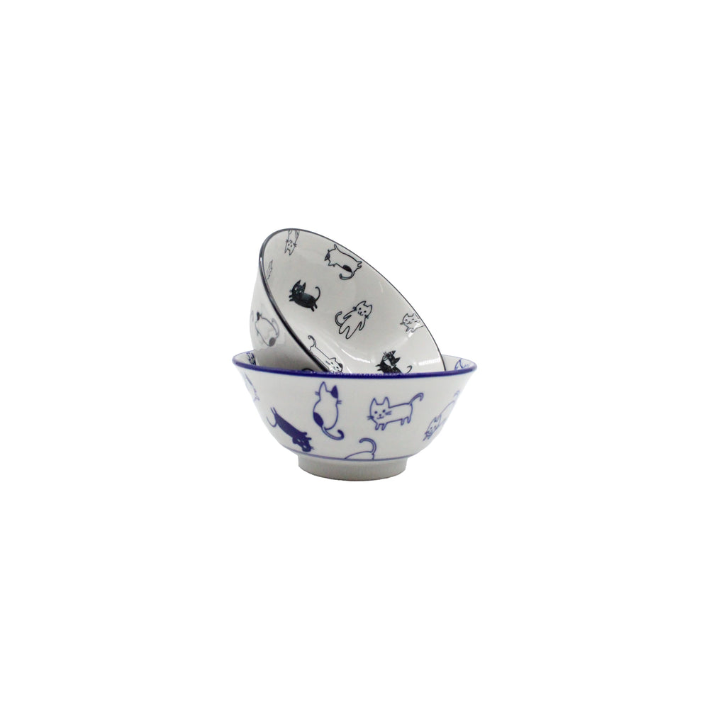 
                  
                    Kawaii Cat Bowls Boxed Set - Blue & Black
                  
                