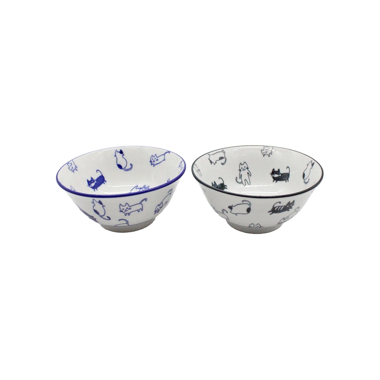 
                  
                    Kawaii Cat Bowls Boxed Set - Blue & Black
                  
                