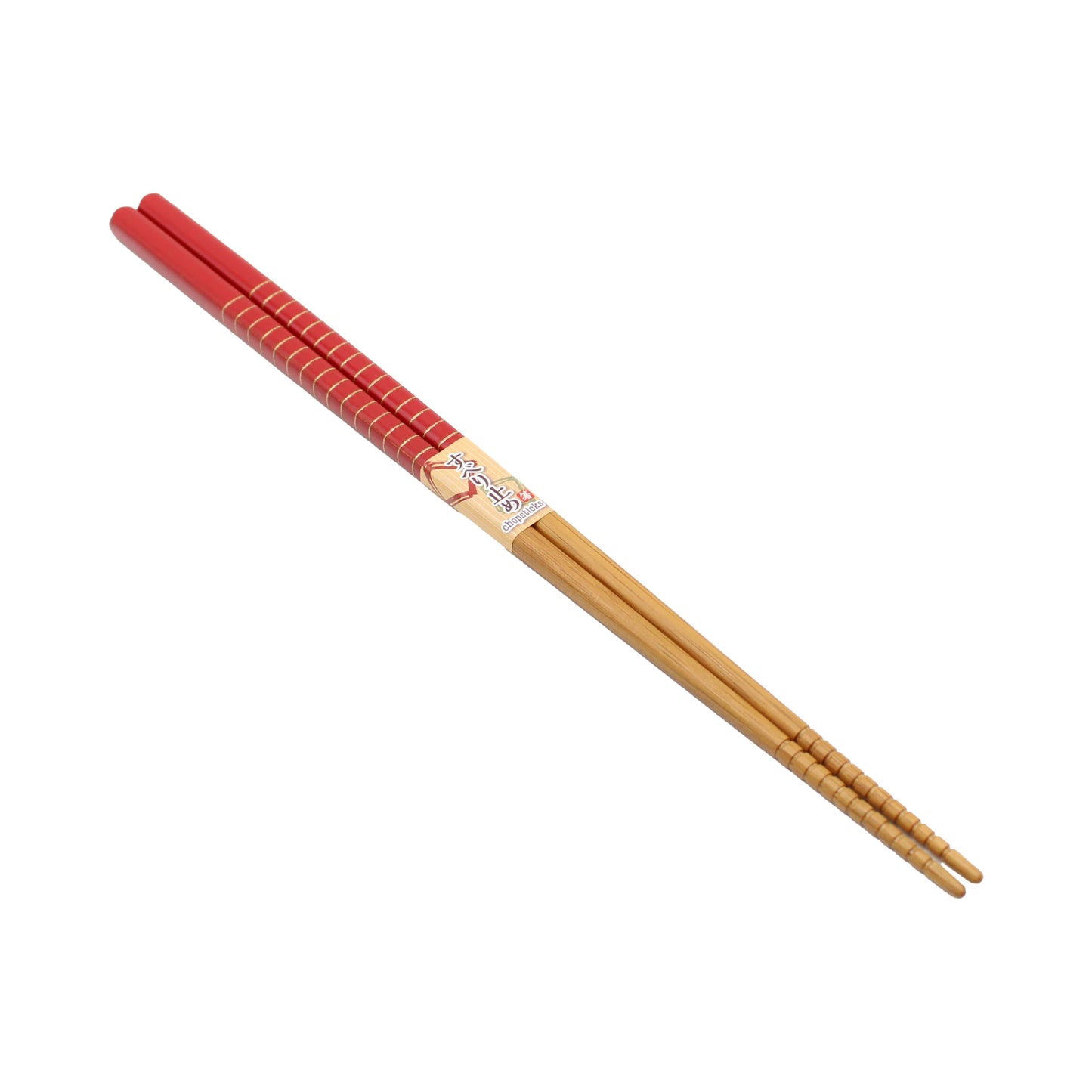 
                  
                    The Japanese Cooking Chopsticks - Wood feature bamboo construction with red handles and a decorative label, combining style and function—perfect for Japanese cooking.
                  
                