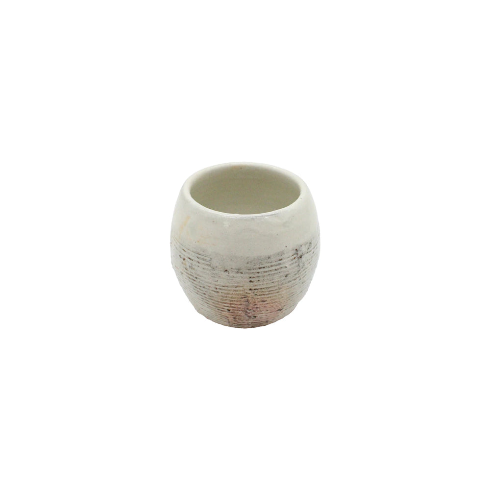 Tea Mug - Egg Shape Fuchiara Carved