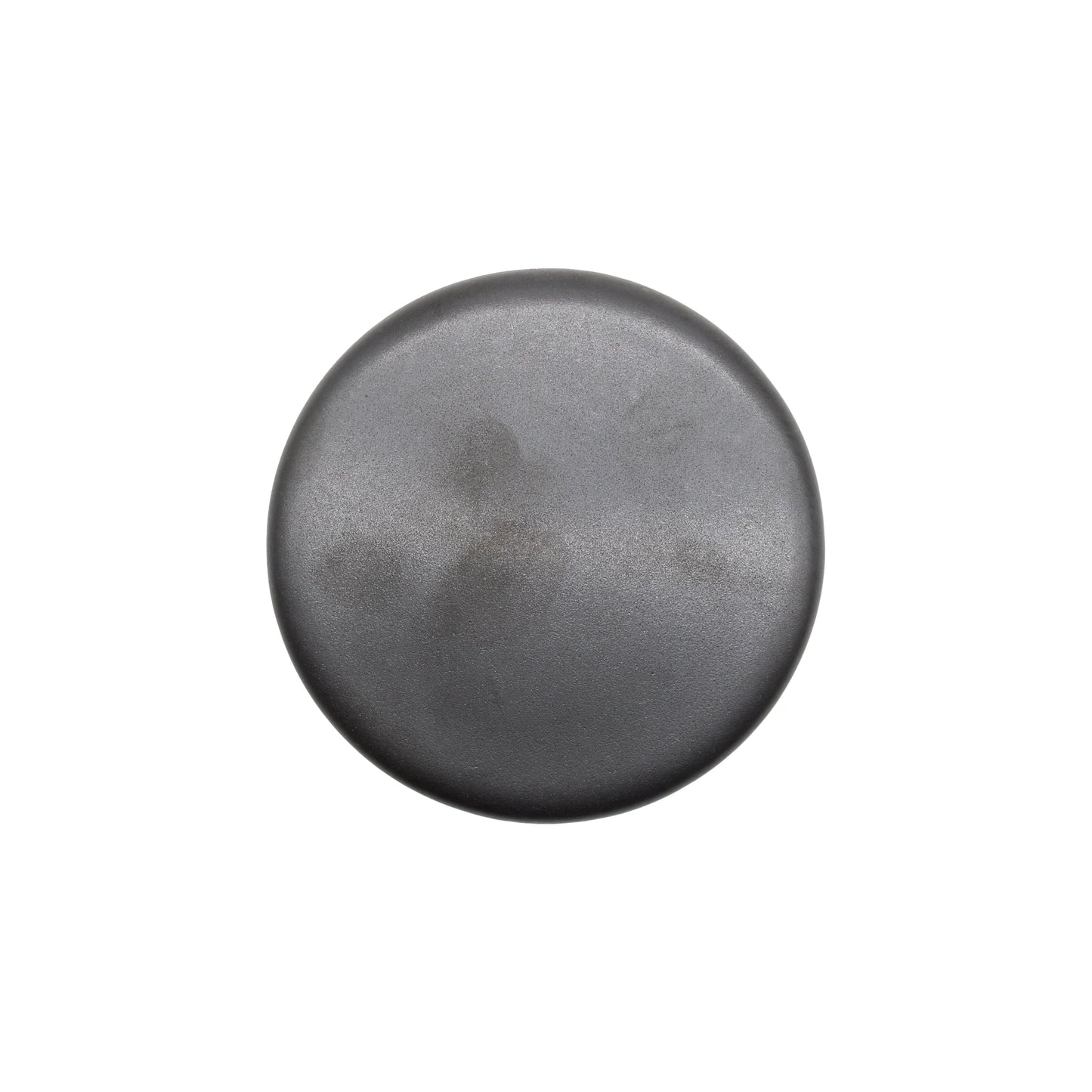 
                  
                    The Ishiyaki - Grilling Stone is a round, flat, dark gray metal object with a smooth surface, reminiscent of traditional Japanese grilling stones and shown from above on a white background.
                  
                