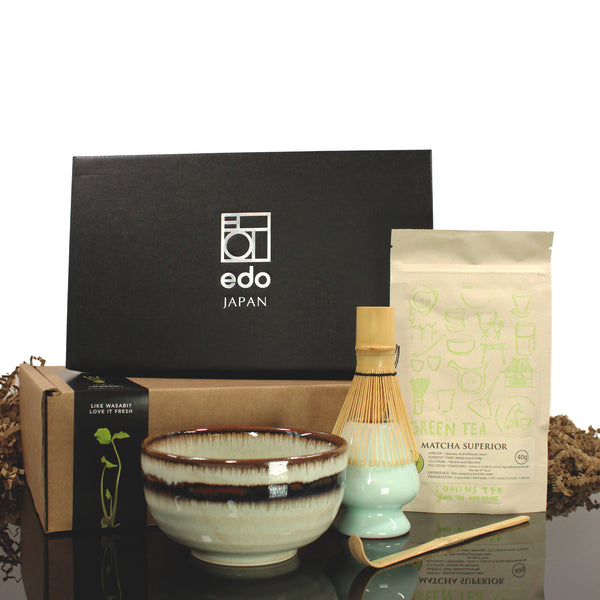 Matcha Tea Set in Green with Tea | The Wasabi Co – The Wasabi Company