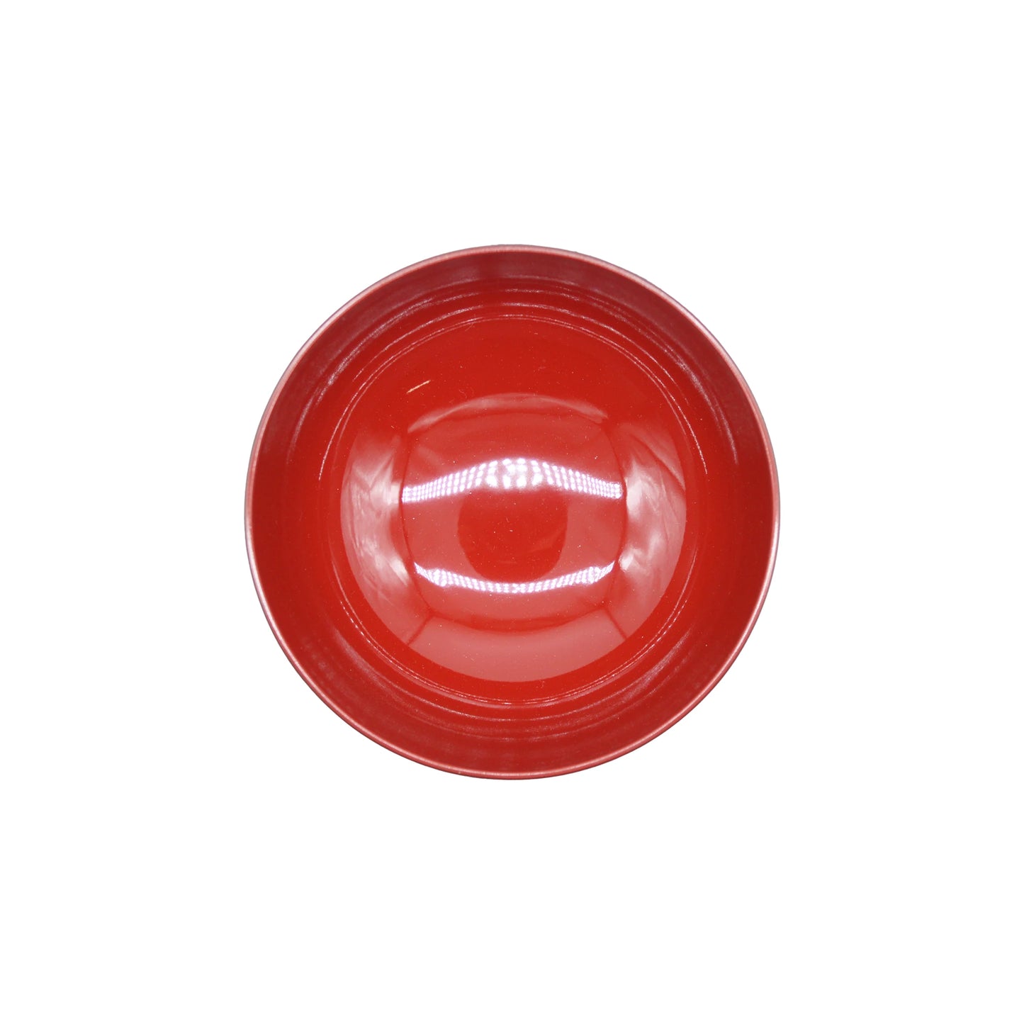 
                  
                    The Miso Bowl - Black and Red, shown from above on a white background, is ideal for serving miso soup in traditional Japanese style.
                  
                