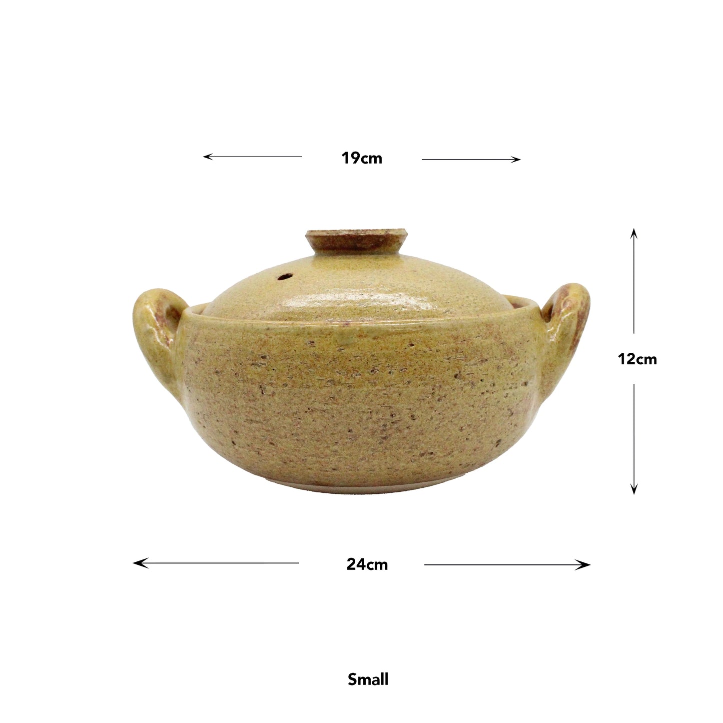 
                  
                    The Miso Soup Pot is a small, round handcrafted donabe with handles and lid, measuring 24 cm wide, 19 cm deep, and 12 cm high—ideal for preparing authentic Japanese home-cooked meals.
                  
                