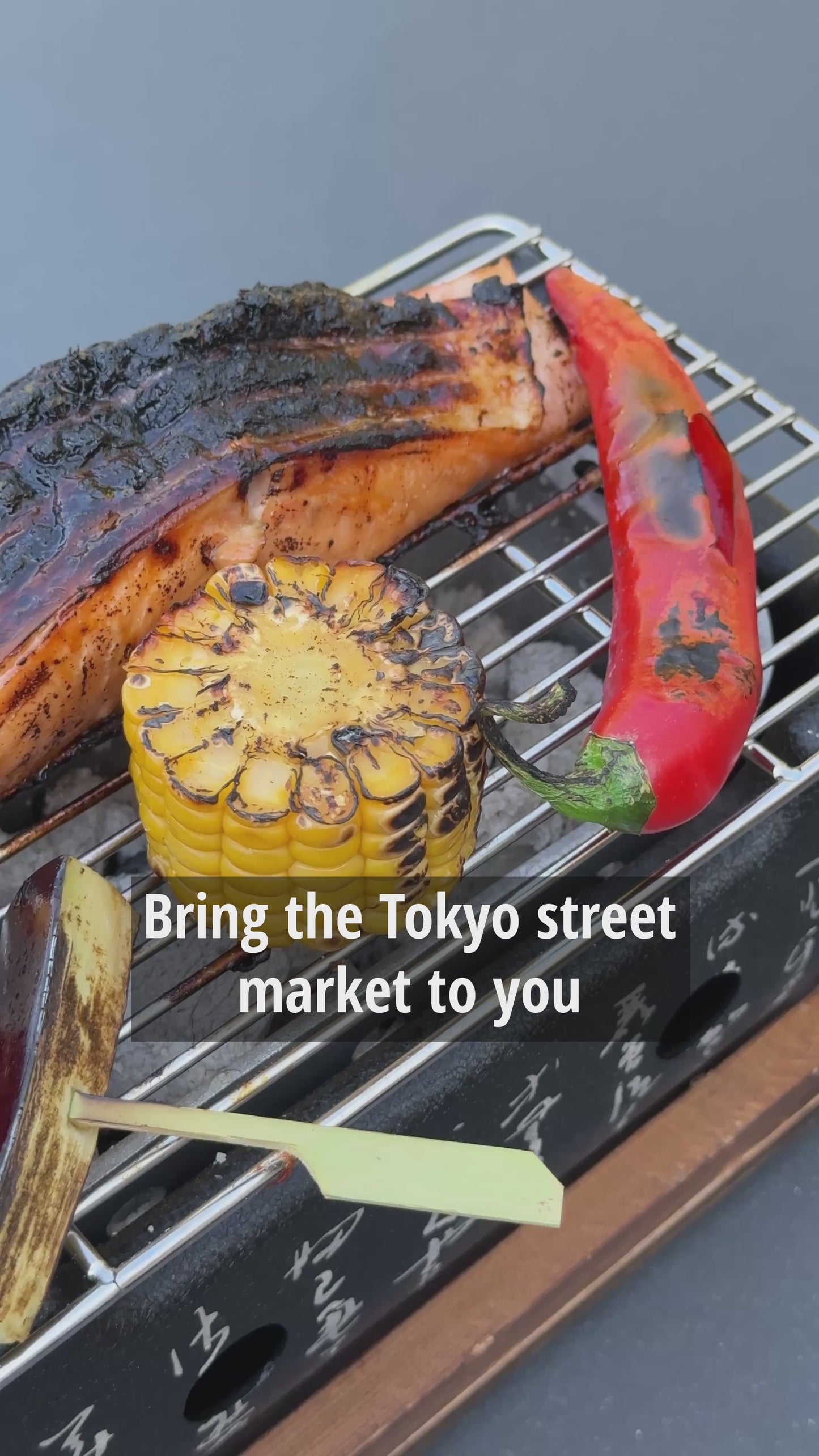 
                  
                    Load and play video in Gallery viewer, Konro Aluminium Grill 24cm Barbecue Set
                  
                