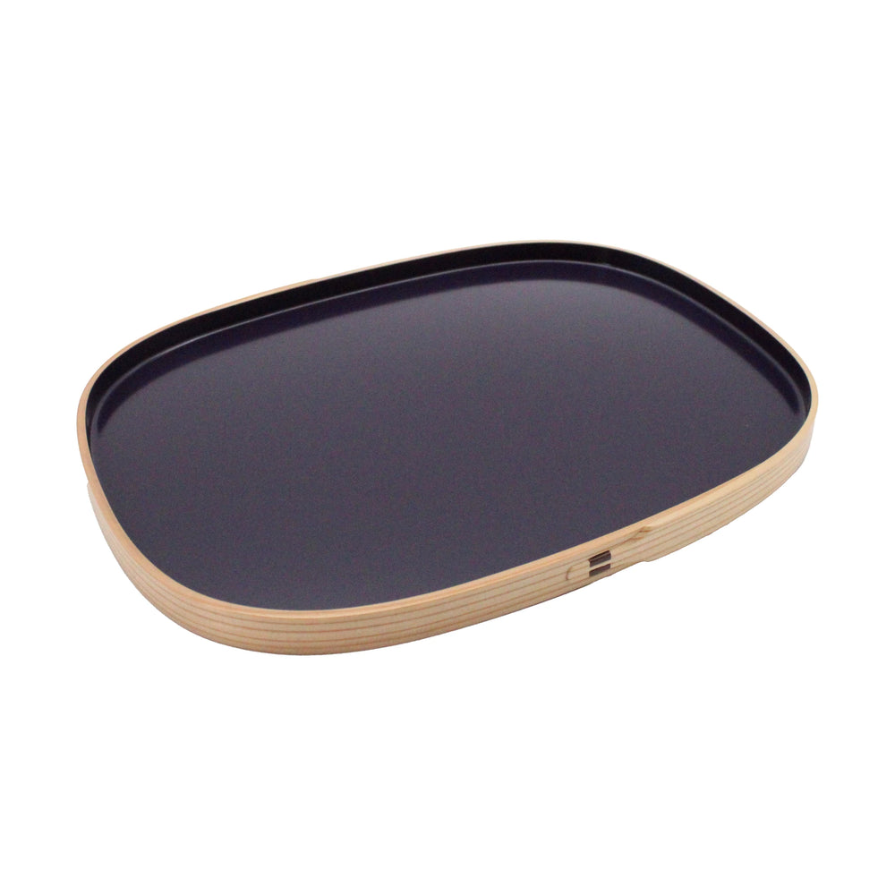 Wooden Serving Tray - Purple