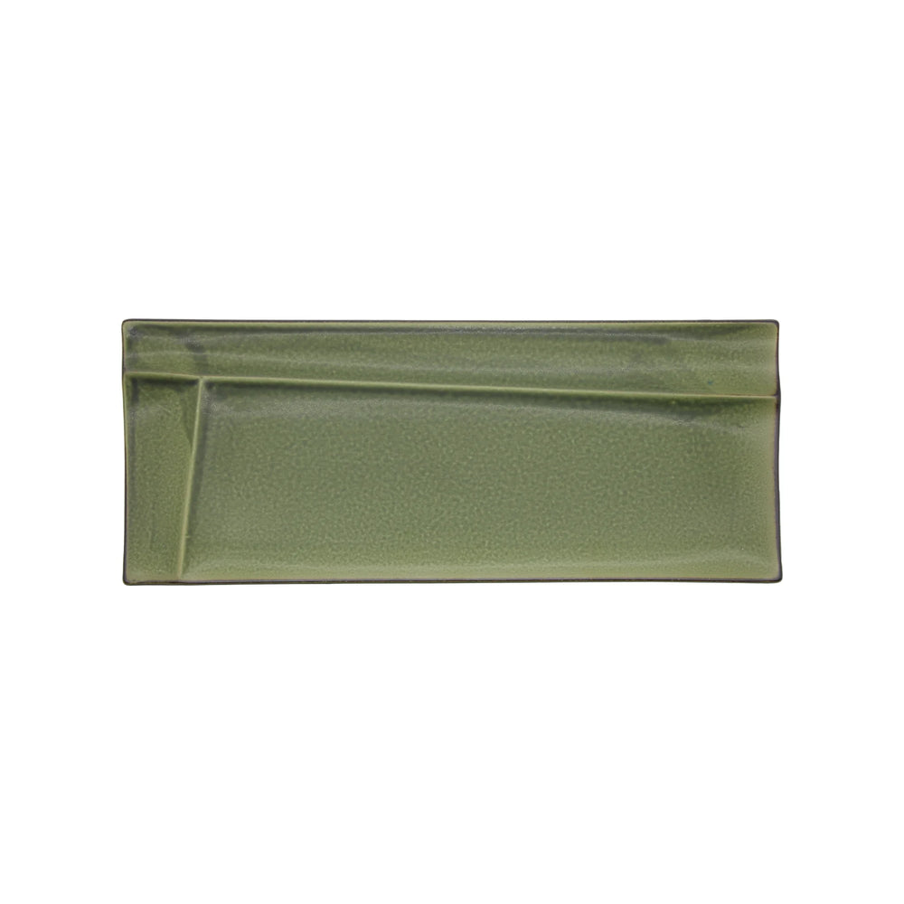 
                  
                    Sashimi Plate - Forest Green Sectioned
                  
                