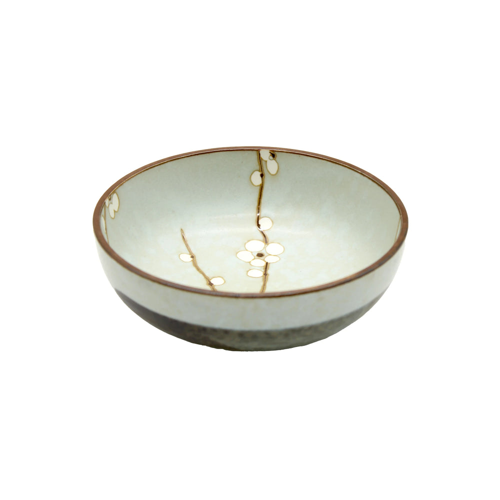 Shallow Bowl - Light Green Cherry Blossom