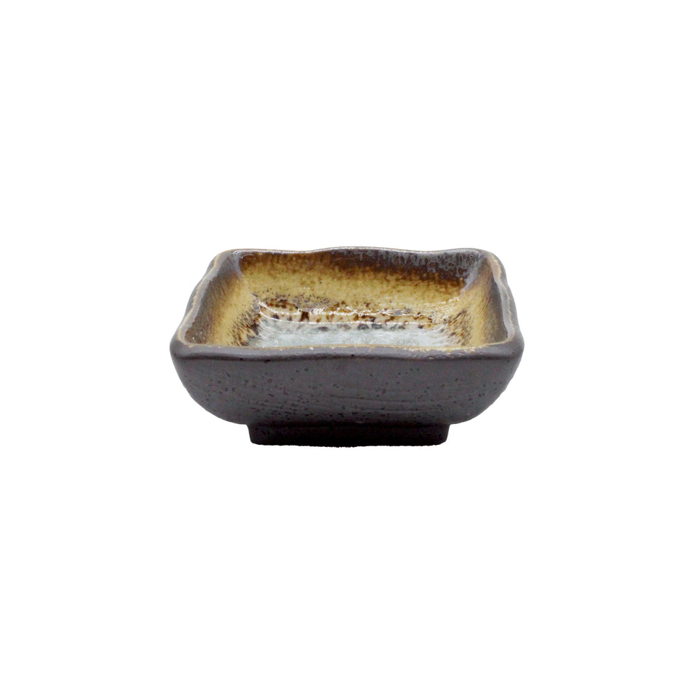 Akane Grey Square Soy Sauce Dish | The Wasabi Company