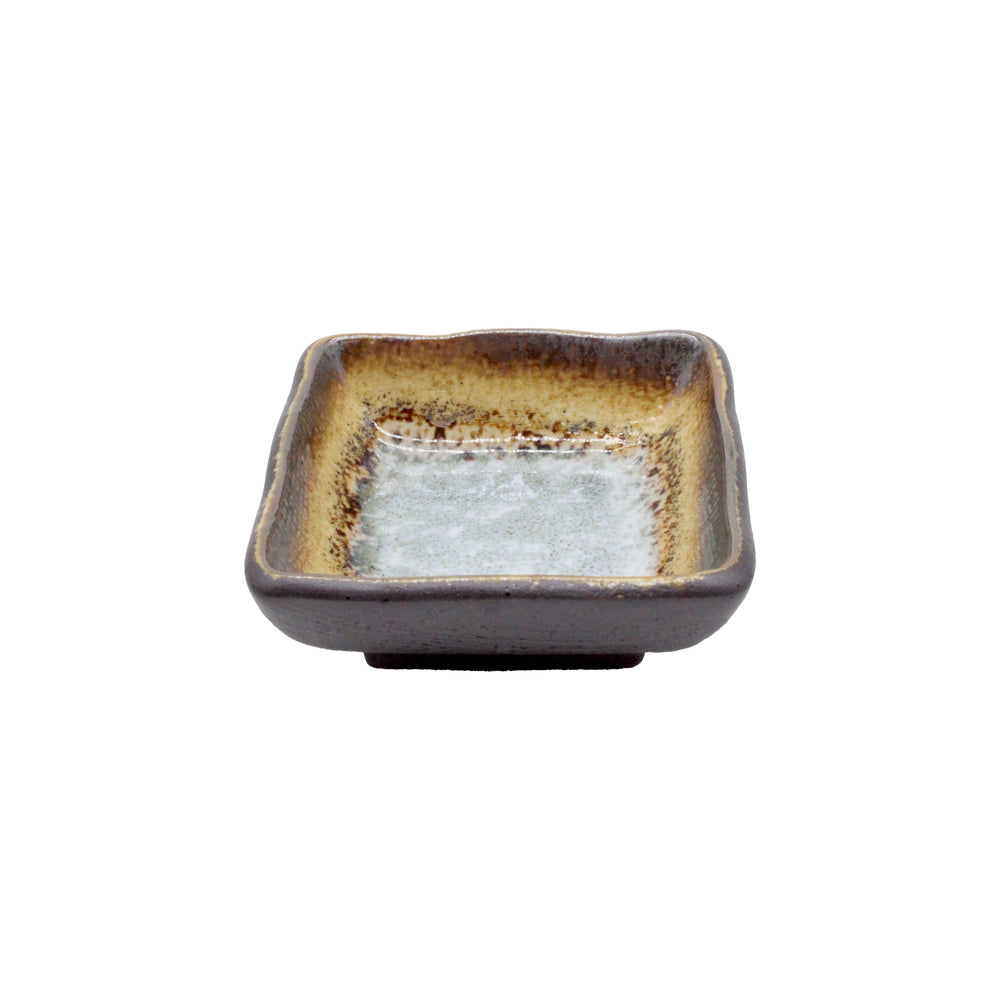Soy Sauce Dish - Square in Akane Grey