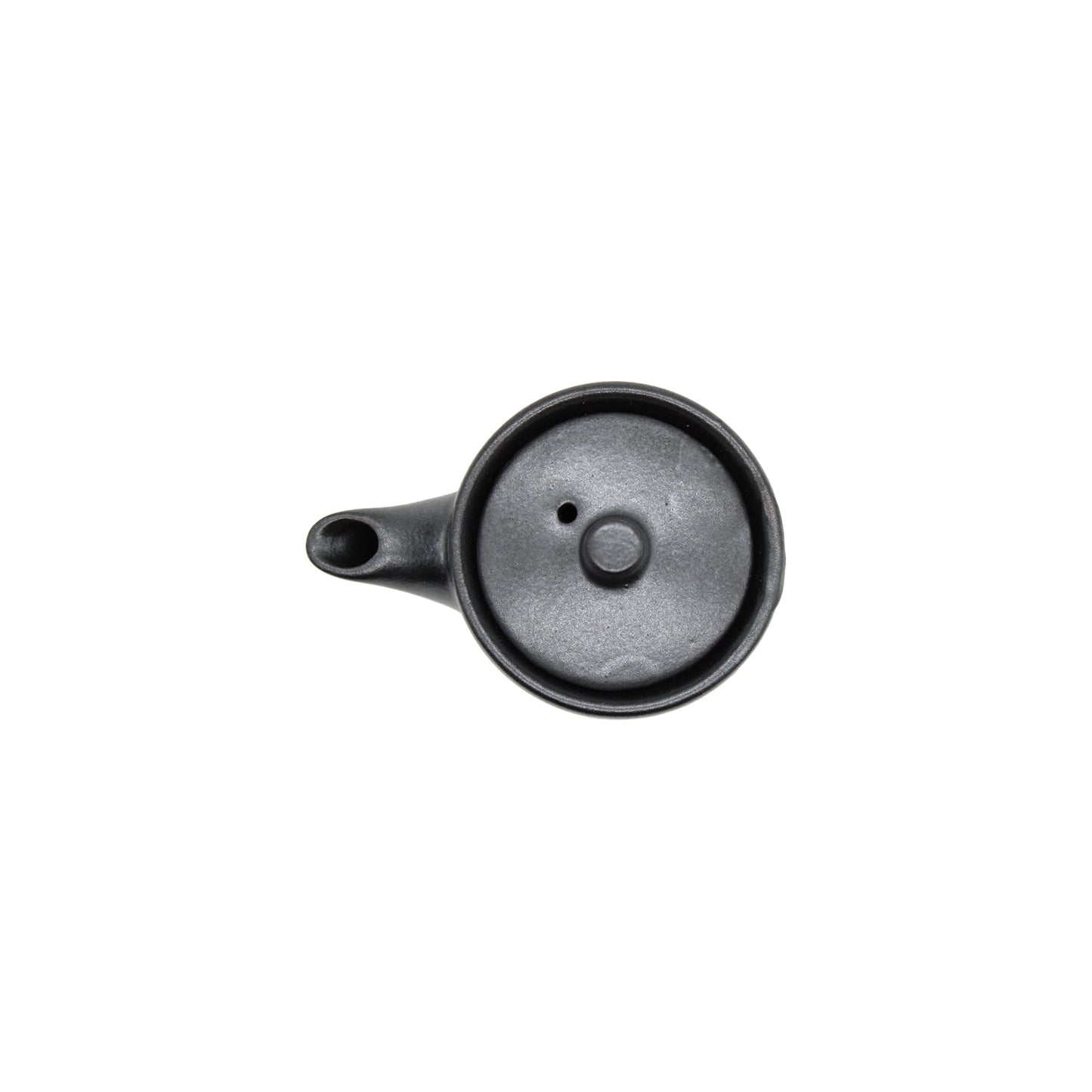 
                  
                    Top view of a Soy Sauce Pourer - Matt Black with a handle and spout on the left, centered against a white background.
                  
                