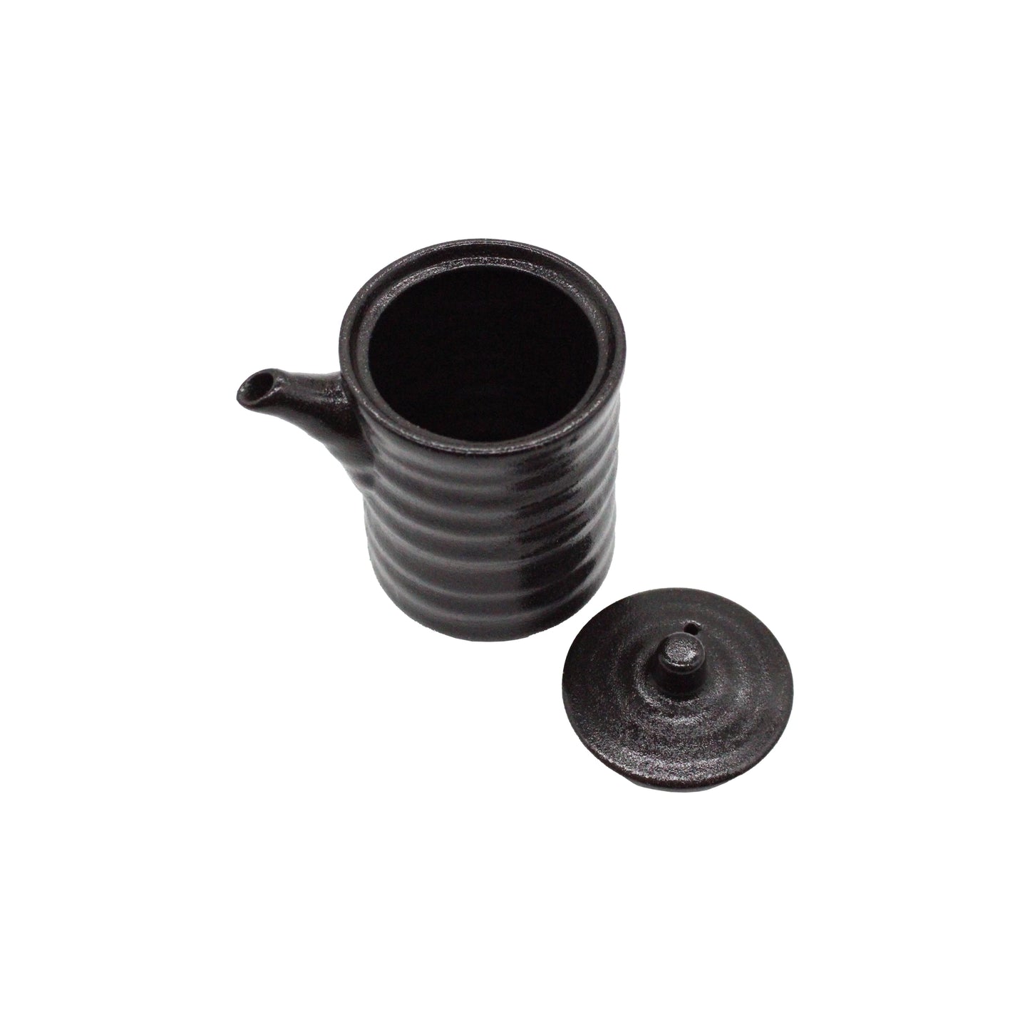 
                  
                    Soy Sauce Pourer - Black Ribbed Design
                  
                