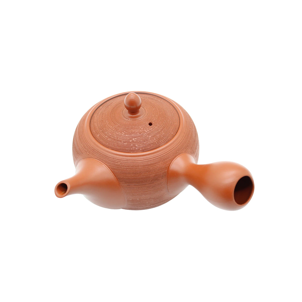 tateyoua Terracotta Kyusu Yokode Teapot 620ml | Teaware | The Wasabi Company