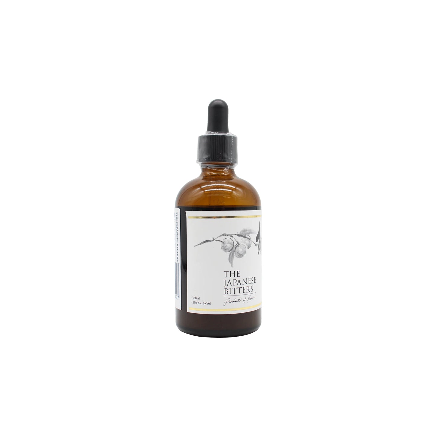 
                  
                    Amber glass dropper bottle labeled Japanese Yuzu Bitters - 100ml, with nut illustration, perfect for adding yuzu flavor to citrus cocktails, shown on a plain white background.
                  
                