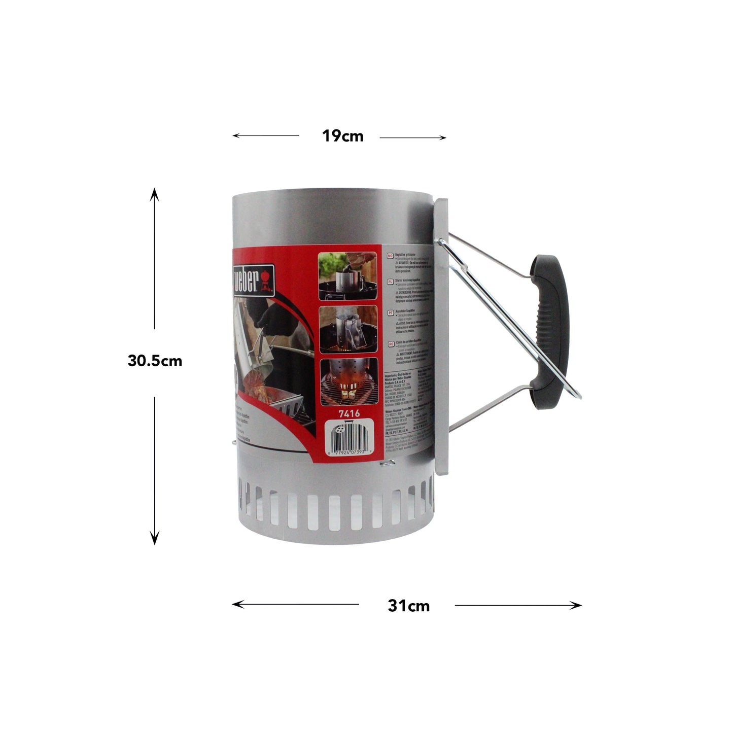 
                  
                    Weber Charcoal Chimney Starter – Standard
                  
                