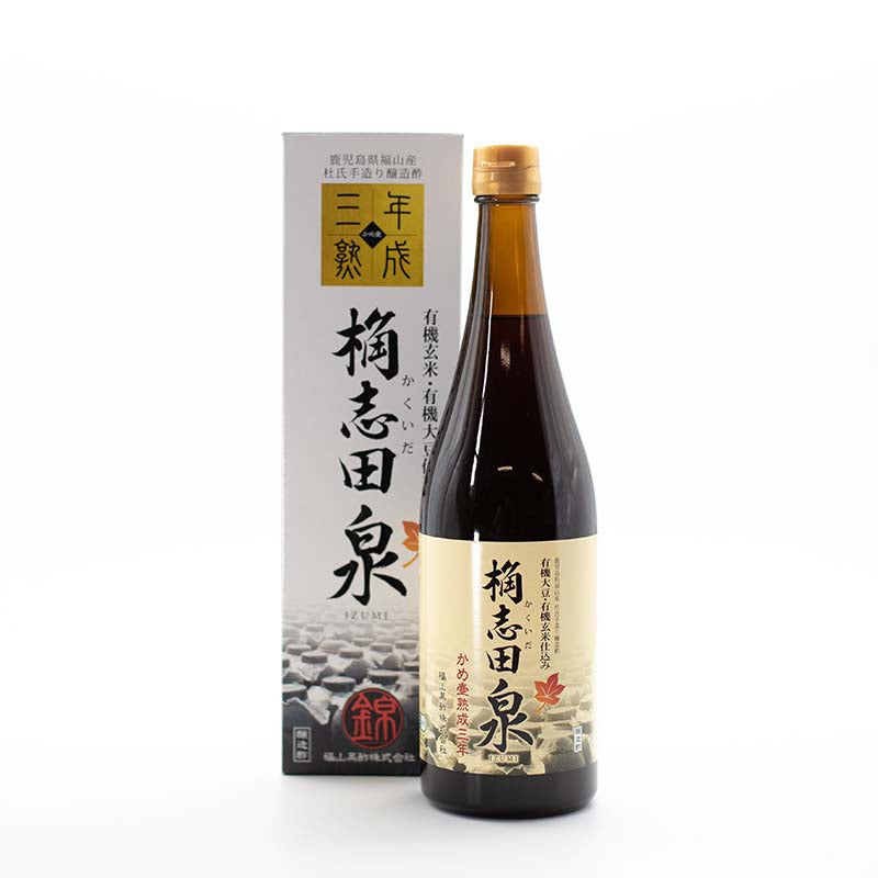 
                  
                    3 Year Aged Izumi Rice & Soybean Black Vinegar - 720ml
                  
                